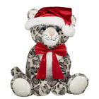 Online Exclusive Snow Leopard Stuffed Animal Santa Gift Set - Build-A-Bear Workshop®